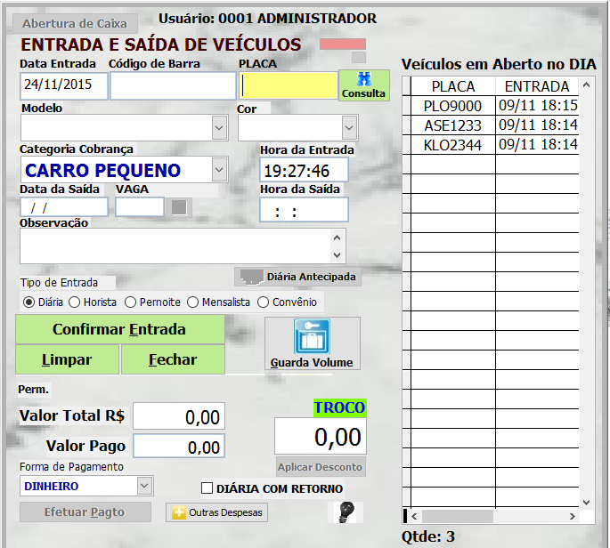 Opções do Menu de Relatórios HRV Soluções em Informática