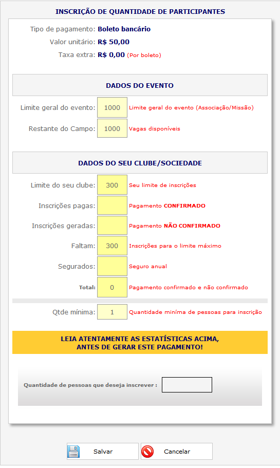 Aparecerá outra tela sendo que você deve clicar no botão Gerar Pagto (lado direito no superior da tela), Observe que caso já tenha gerado um pagamento anteriormente o seu pagamento estará disponivel