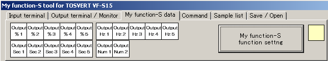 Para inserir os terminais de saídas ou suas funções, entre na aba de menu de terminais de saídas clicando em Output terminal / Monitor.