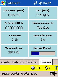 Ilustração 73: Aba Diversos 7.6.O software Util.NET O Util.