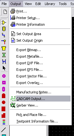 Exportando o layout em arquivos Gerber (Ares Professional) A criação de arquivos Gerber é muito simples.