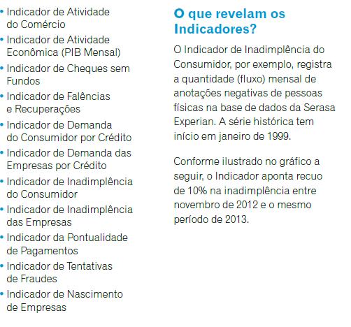 Os Indicadores Serasa Experian são uma importante ferramenta para a sociedade compreender a conjuntura econômica e