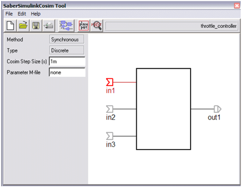 4.2 CO-SIMULAÇÃO SABER-SIMULINK 45 de transmissão de dados pré definidos (Step Size). O intervalo de tempo t corresponderá ao período de chaveamento do sinal de comando no Simulink.