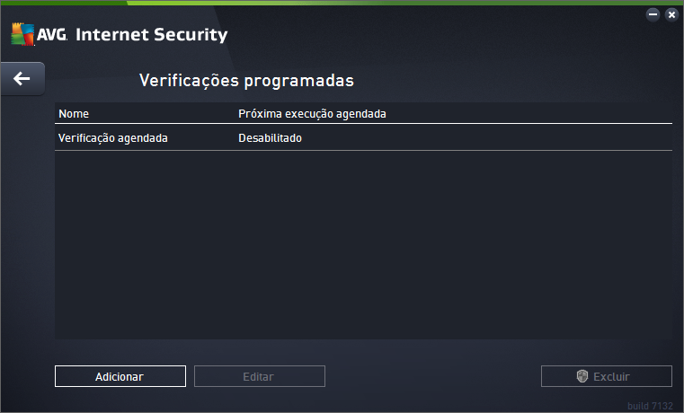 /SHUTDOWN Desliga o computador na conclusão da verificação /THOROUGHSCAN Ativar verificação completa /TRASH Move arquivos infectados para a Quarentena de vírus 3.7.4.