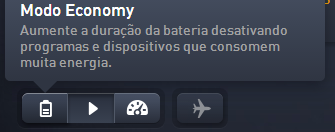 Quando devo ativar o Modo Economy?