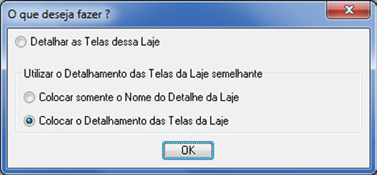 Copie a letra correspondente à laje e a cole no meio da laje igual, como mostra o exemplo seguinte. 2 Método: Utilize o comando e siga o item 3.9.6 até clicar em OK, no quadro Dados da Laje.