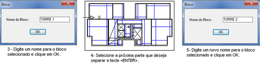 Software para detalhamento de Lajes Armadas com Telas Soldadas Versão 5.0 Para finalizar o processo sem selecionar todo o desenho tecle <ENTER>.