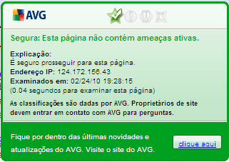 8.7.3. AVG Search-Shield Ao pesquisar na Internet com o AVG Search-Shield ativado, todos os resultados retornados dos mecanismos de pesquisa mais conhecidos, como Yahoo!