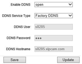 Ativar o UPnP: Definir a função UPNP ON / OFF. Selecione-o para ativar o UPnP, em seguida, a câmara irá fazer o encaminhamento de porta automaticamente.