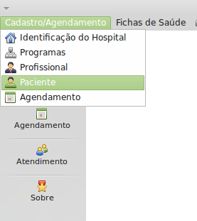 Na aba Lista de Profissionais, observa-se os profissionais cadastrados e permite ainda realizar busca por nome do profissional.