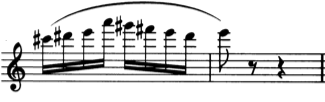 Exemplo 10: Graf, Tone Dynamics and Vibrato, Forma 3. Fonte: GRAF, 1991.