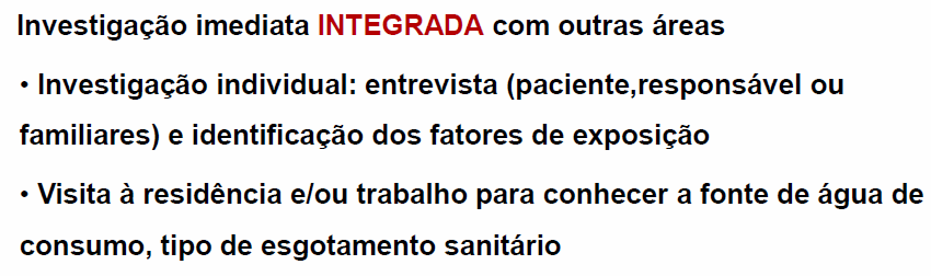 Resposta da Vigilância Epidemiológica