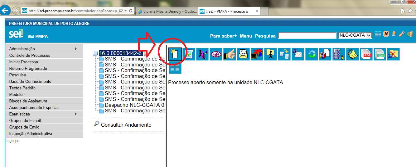 ELETRÔNICO DE INFORMAÇÃO E SERÁ FEITA DA SEGUINTE FORMA: 1) O NÚCLEO DE LICITAÇÕES E CONTRATOS NLC/CGATA enviará processo via SEI diretamente e simultaneamente para as Unidades de Saúde que possuem o