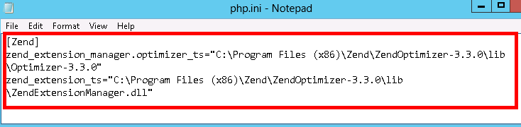 5) implemente as seguintes alterações no arquivo PHP.INI.