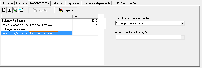 Natureza: Informação fixa, conforme lista disponibilizada pela RFB e apresentada na tabela anterior.