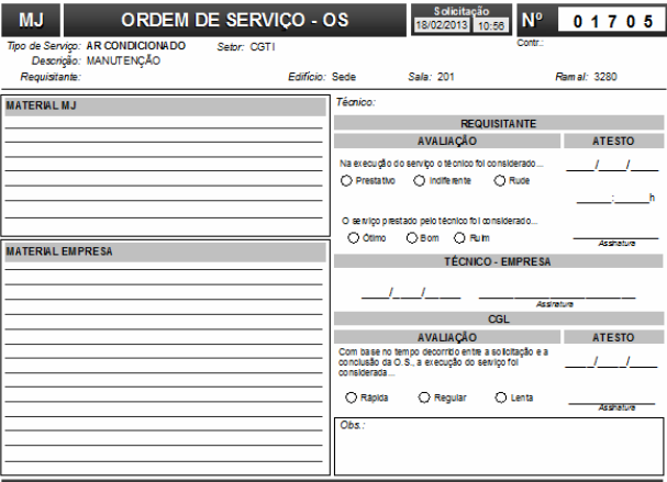 ANEO I-D ACORDO DE NÍVEL DE SERVIÇO Ocorrência Descrição do Indicador Inst rument o para verif icação Grau de Relevância Atendimento a serviços Emergenciais, Prioritários ou chamados emergenciais do