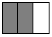 6 representando elementos discretos, aparecem divididos em partes iguais. (SILVA, pg. 106, 2005).