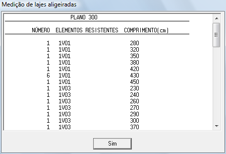 Capítulo 11 Lajes Aligeiradas A função Resultados>Medições>Lajes Aligeiradas Na caixa de diálogo da função Resultados>Medições>Opções.