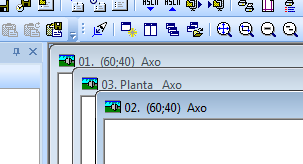 Manual de cursotricalc 9.0 Esta função guarda, com o nome definido pelo utilizador, a configuração de janelas existentes nesse momento no programa.