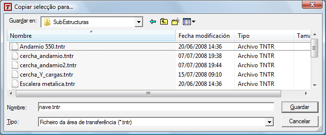 Copiar para Esta função é similar à função Copiar: seleccionam-se os elementos e um ponto de inserção.