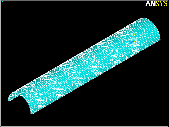 tubo furado de mesmo material e geometria.