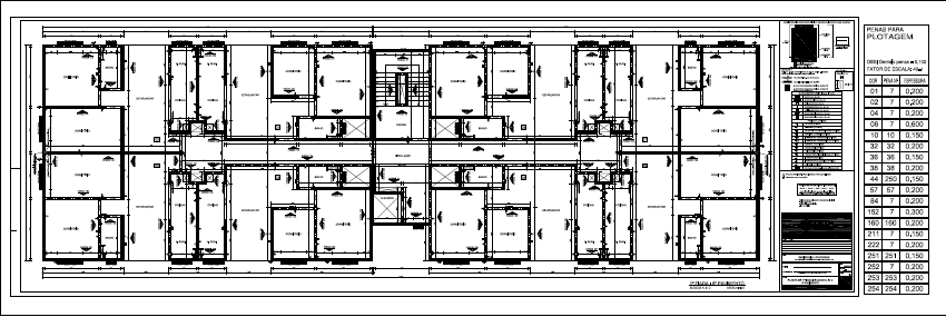 95 Anexo M Planta de 1 fiada Bloco A,B, C 8