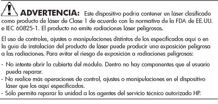 Notificação de laser em espanhol Notificações de reciclagem Notificação de reciclagem em inglês Descarte de Equipamento Inservível por Usuários em Residências na União Europeia Este símbolo significa