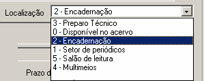 Manual PER-MAN-007 Tabelas Dinâmicas O botão Ordenar, permite incluir ordem diferenciada para a localização dos exemplares.