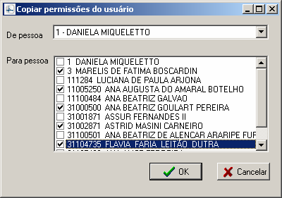 Manual PER-MAN-007 Permissão de Usuários Procedimentos: Pesquisar o Usuário/operador; Especificar o Login de entrada do usuário/operador no sistema; Selecionar a Biblioteca a qual o usuário/operador