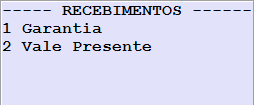 29 9. Registrar Recebimento Os recebimentos são entradas de recursos.