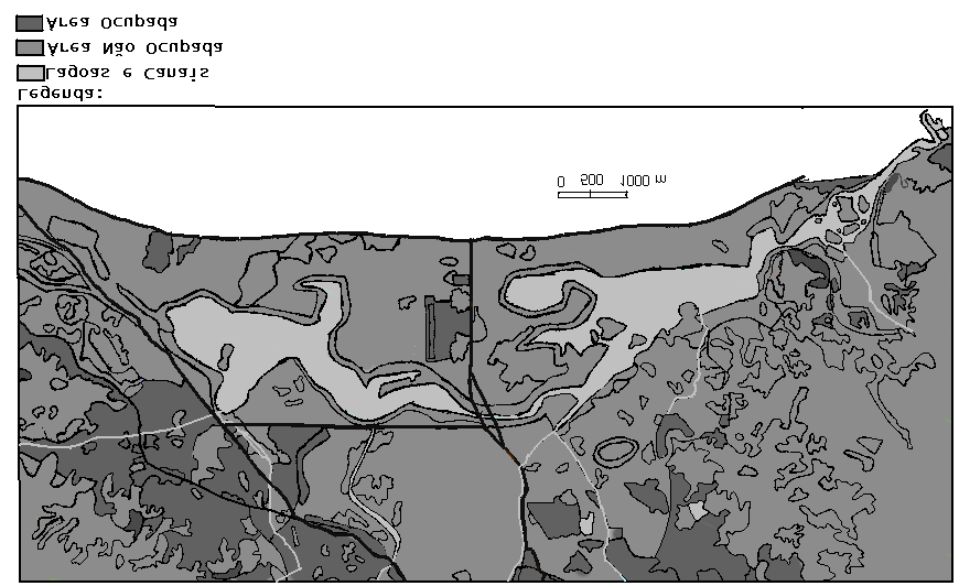 7 Figura 03 Mapa de Ocupação do Solo do entorno das Lagoas de Jacarepaguá, Camorim e Tijuca em 1972. Fonte:. CIDADE DO RIO DE JANEIRO, 2000 adapt.