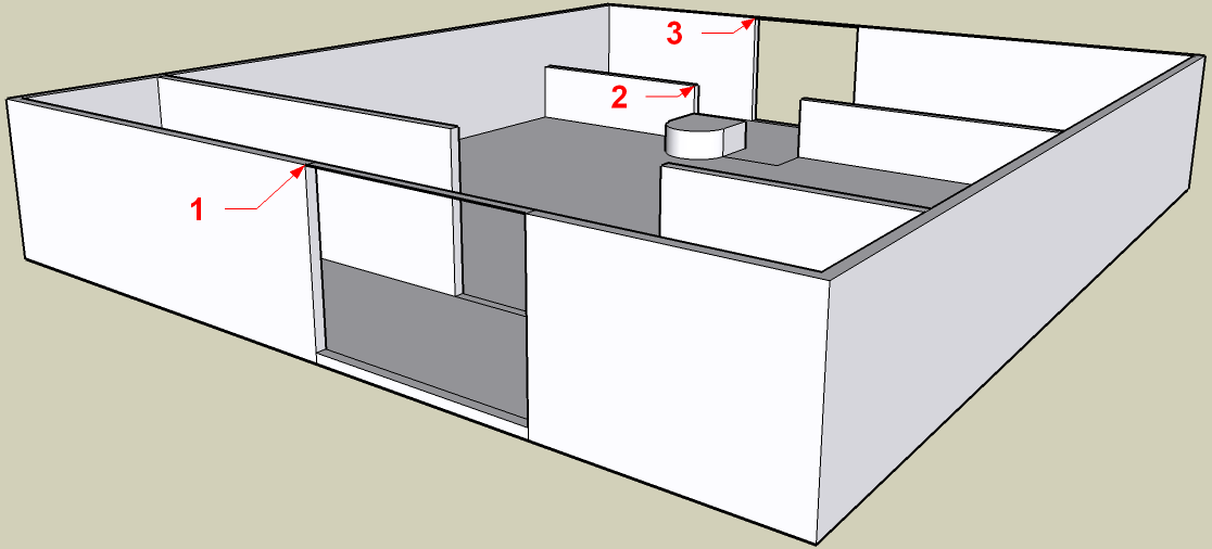 74 1.8. APLICAÇÃO DA SOLUÇÃO 1.8.1. Ambiente de simulação O ambiente de simulação de todas as funcionalidades do projeto final será a maquete produzida para tal fim.