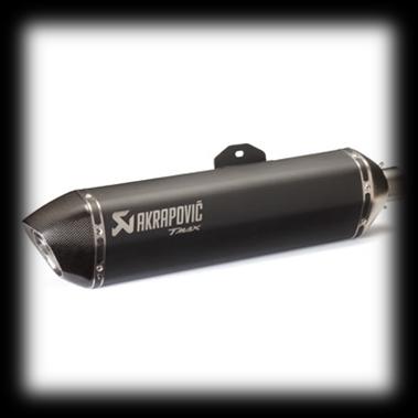 Parceria Yamaha - Akrapovic No âmbito do nosso programa contínuo para lhe oferecer uma maior variedade de acessórios de alta qualidade, a Yamaha escolheu a reconhecida marca Akrapovic para seu