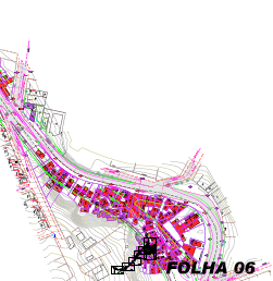 PROJETO VIÁRIO E EDIFICAÇÕES ATINGIDAS Rua Gomes Carneiro TRECHO 1