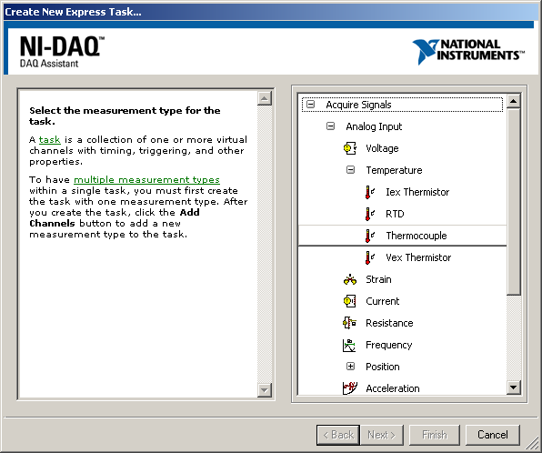 Passo 3: Insira um bloco Functions Express Input DAQ Assistant Passo 4: Configurar a DAQ