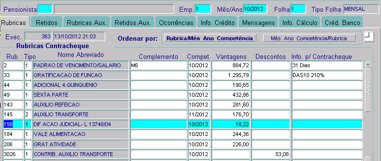 O valor das despesas com transportes coletivos será apurado mediante a multiplicação do valor da despesa diária pelo número de dias efetivamente trabalhados pelo servidor, no mês de sua competência.