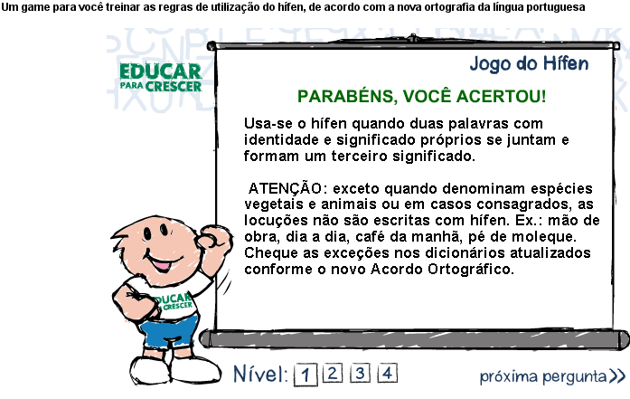 SITE DO EDUCAR PARA CRESCER http://educarparacrescer.abril.com.