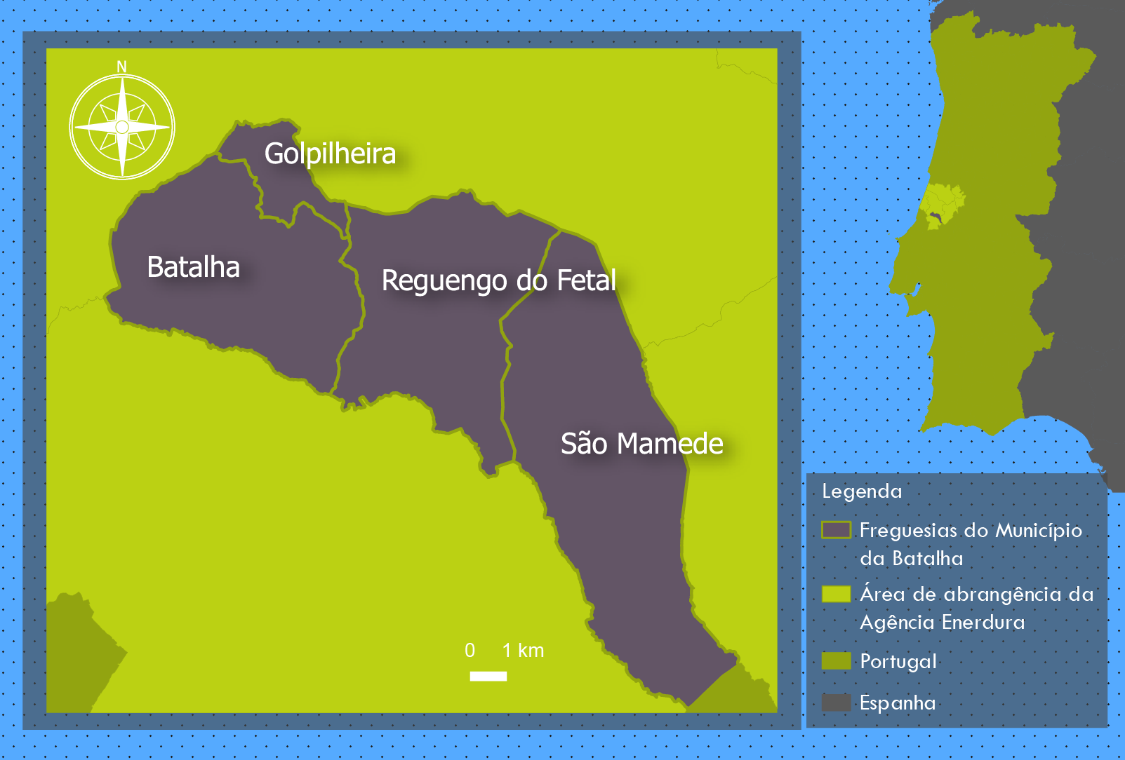 Batalha O Município de Batalha localiza-se na região Centro (NUTS II) e sub-região Pinhal Litoral (NUTS III), pertencendo ao distrito de Leiria.