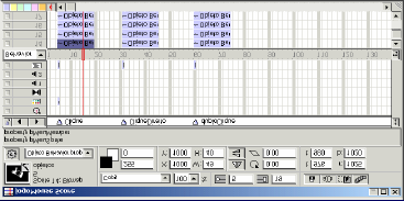 Figura 3.4: Interface da tela Cast. Score (metaforicamente roteiro): estabelece o momento e o modo em que o membro do elenco é mostrado(figura 3.5). Figura 3.5: Interface da tela Score.