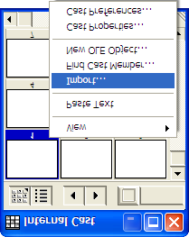 Figura 3.6: Interface da tela Behavior. Import: Este comando é utilizado para inserir no cast arquivos de multimídia (sons, vídeo, imagens).