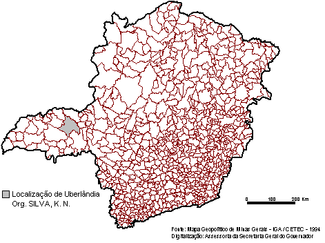 IBGE, 5,3% do total corresponde a área urbana, a qual comporta uma população de 583.879 habitantes (97,3% do total populacional) e a zona rural apresenta área de aproximadamente 94,6% (3.