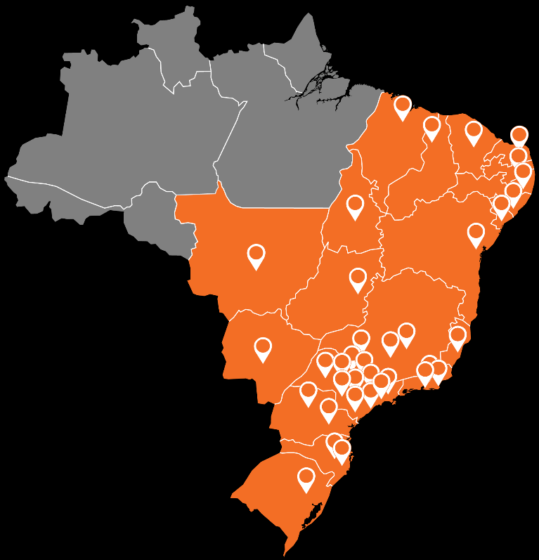 ATUAÇÃO TIMELINE E CONTROLE ACIONÁRIO Atuação Sede em Belo Horizonte e escritórios em São Paulo, Rio de Janeiro, Campo Grande, Curitiba e Salvador. Canais eletrônicos (Loja Virtual).