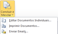 Mesclando documentos para Mala direta Até o momento a declaração que foi criado, ficou apenas em uma única página e utilizamos os ícones de navegação para ver a colocação dos dados em cada declaração.