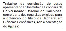 CAPA não conta como página, portanto não recebe número de página.