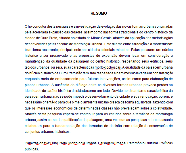 5 Figura 1 Exemplo de elemento pré-textual sem numeração e centralizado Título centralizado e sem numeração que o anteceda. Fonte: Adaptado pela Biblioteca EAUFMG, 2014.