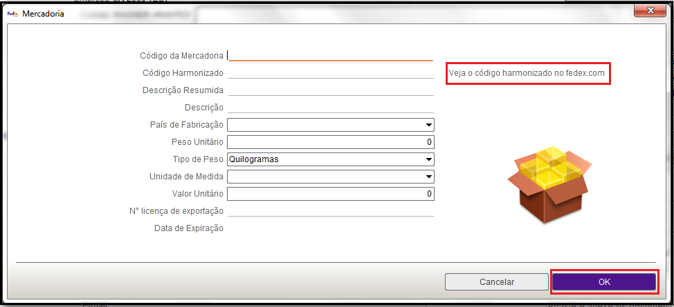 Enviar Minhas remessas Coleta Rastrear Preferências Bancos de dados Enviar Criar etiqueta de envio Banco de dados de mercadorias Opcional.