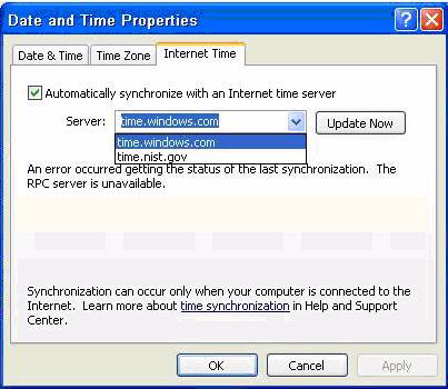 Configuração É necessário manter a hora correta, porque alguns aplicativos podem exigir acesso à hora local do thin client.