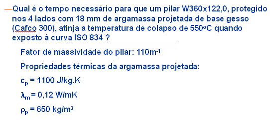 Proteção Estrutural Contra Incêndio Elementos de