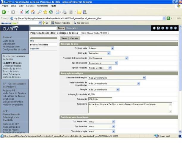 Caracterizar e enriquecer ideias Priorizar Seleção e Priorização das Ideias 5 Software