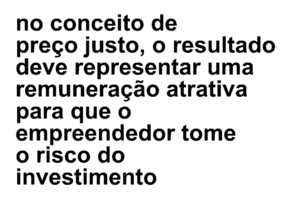 PREÇO JUSTO E EQUILÍBRIO DE MERCADO preço de oferta no conceito de preço justo capital próprio do empreendedor